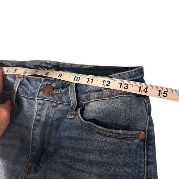 Judy Blue Distressed Blue Ankle Jeans - Picture 14 of 14